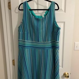 Sleeveless A line dress